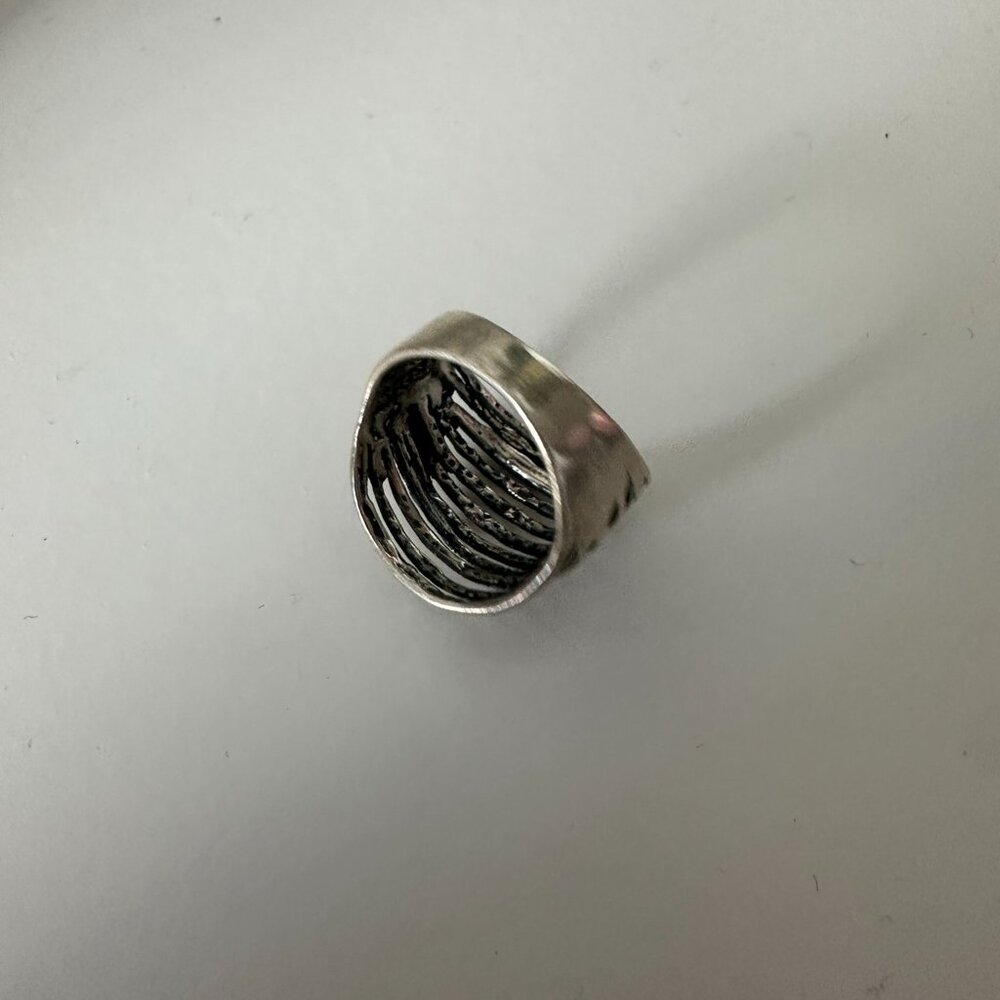 Sterling Silver Stack Ring - Size 8 - image 2